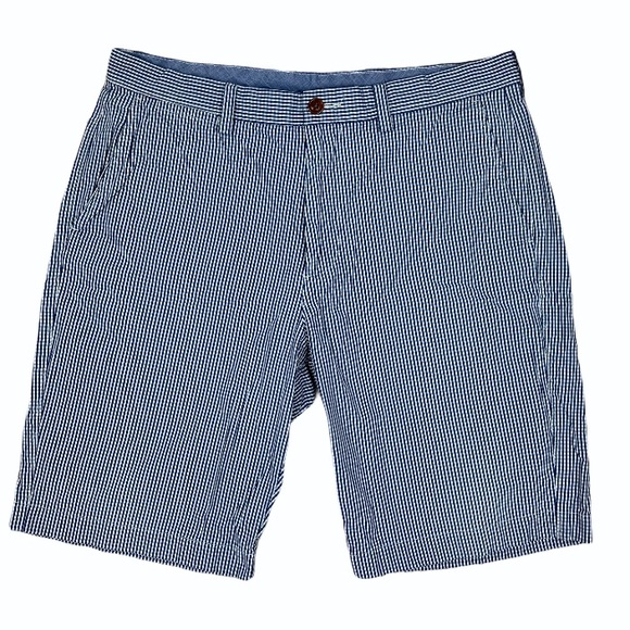 J. Crew Other - J.Crew Checkered Gingham Blue White Shorts B3